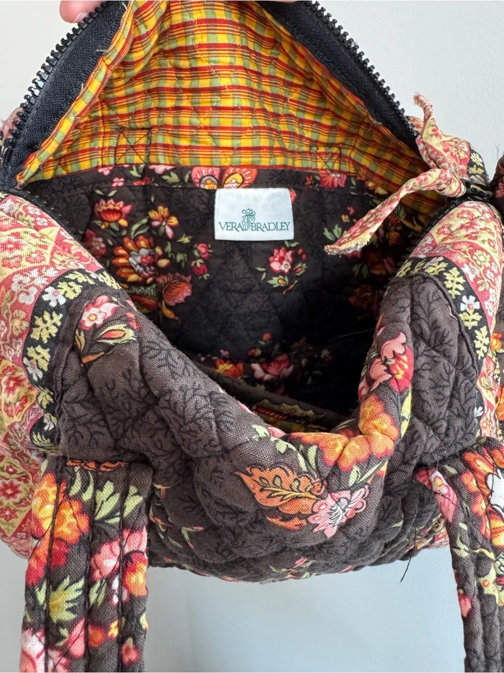 Vera Bradley Quilted Floral Shoulder Bag